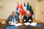 Sutarties pasirašymas tarp Valstybinė maisto veterinarijos tarnybos ir LSMU